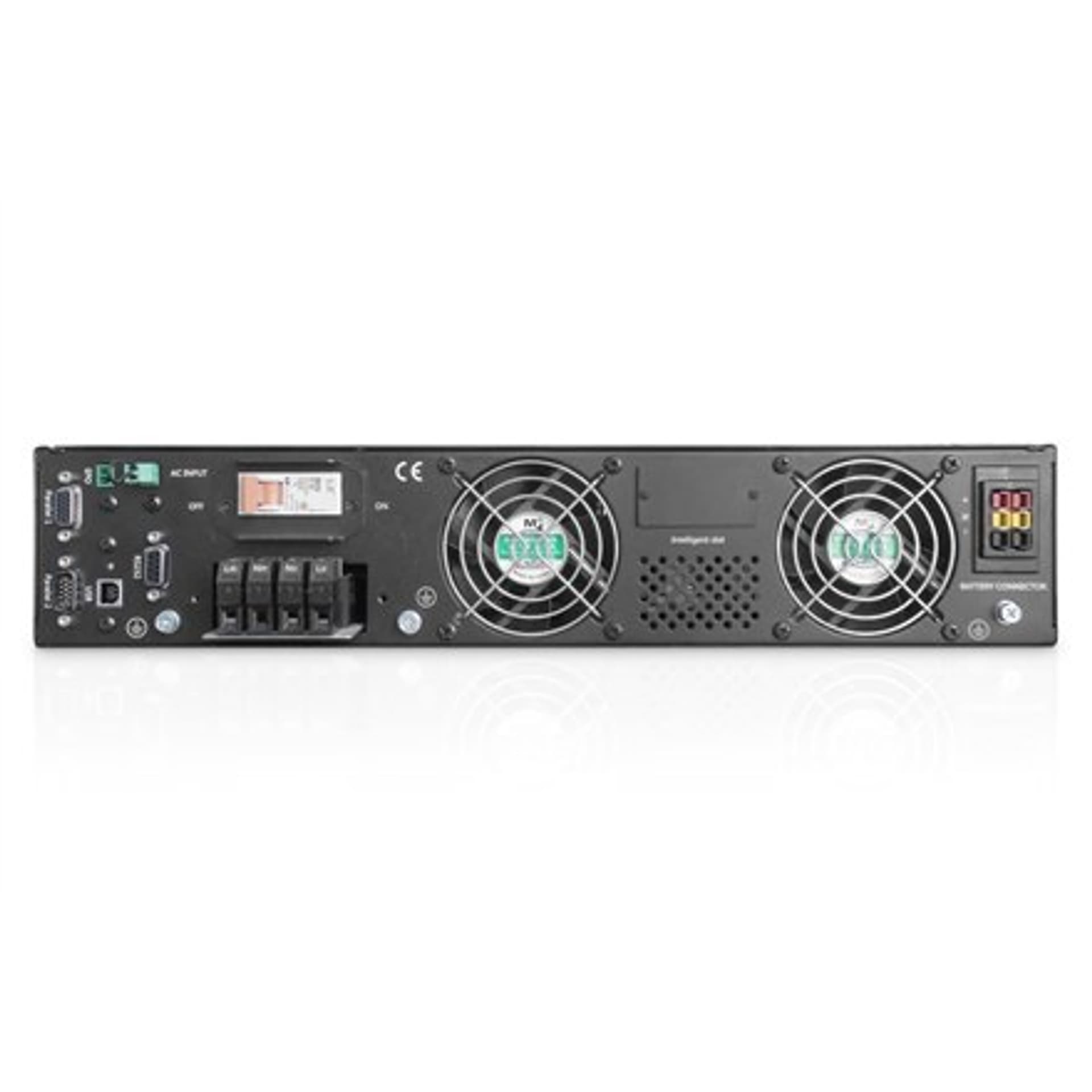 Cyfrowy | UPS online | Moduł UPS OnLine DN-170107, 10000VA/10000W 2U LCD, LED, czysta fala sinusoidalna, 86,5 x 440 mm x 620 mm,