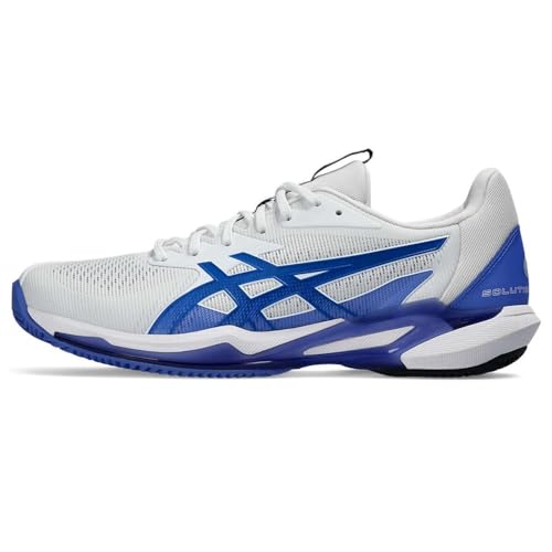 ASICS Solution Speed FF 3 Clay, Męskie trampki, Biała Tuna Niebieska, 42 EU
