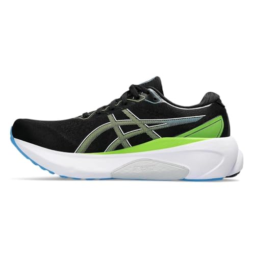 ASICS Gel-Kayano 30, Męskie trampki, Black Electric Lime, 40.5 EU