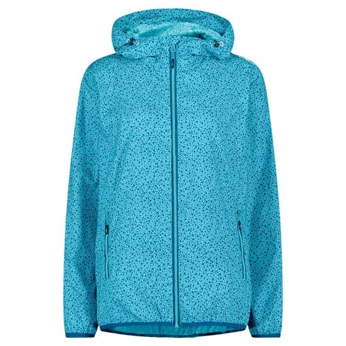 CMP Damska Kurtka Deszczowa Z Kapturem Stała Kurtka Damska Deszczowa