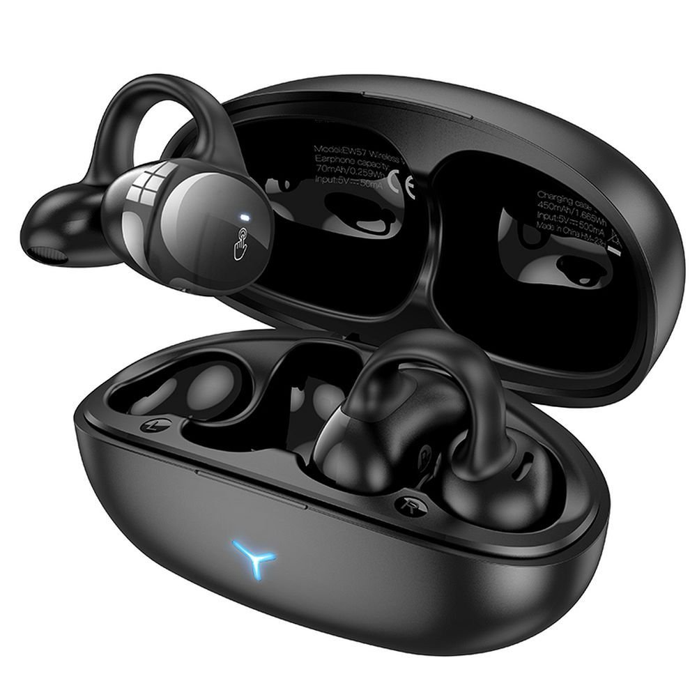 HOCO słuchawki bezprzewodowe / bluetooth stereo TWS OWS EW57 czarne
