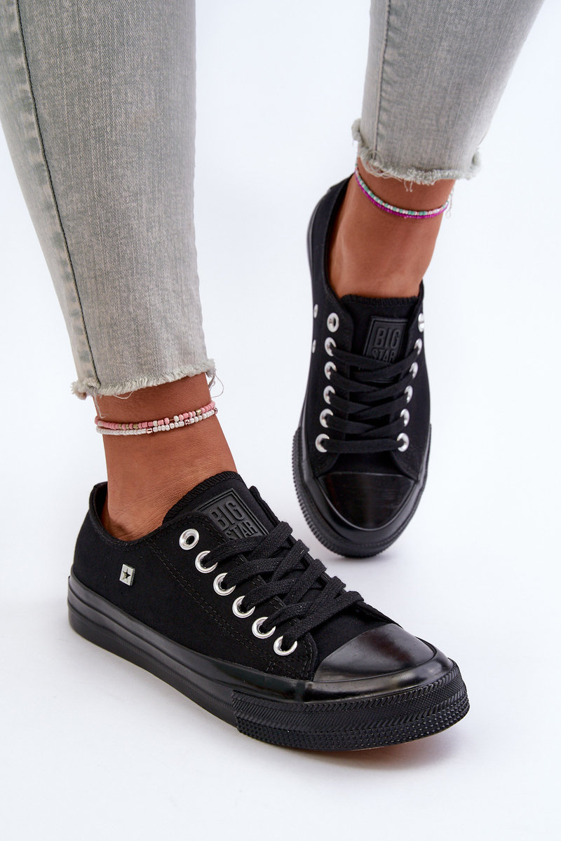 Klasyczne Trampki Damskie Big Star NN274284 Czarne-36
