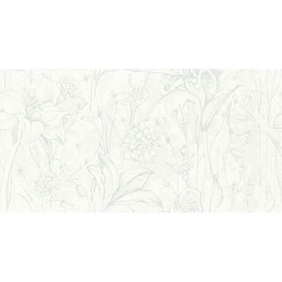 Płytka ścienna Melia white flower 30,8 x 60,8 cm gat. I