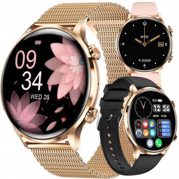 Smartwatch Elegancki Zegarek Damski Rozmowy Menupl
