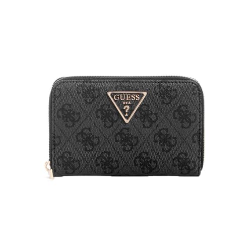 Guess Laurel, Akcesoria Podróżne-Portfele damskie, Coal Logo, 3-14-9cm, Coal Logo