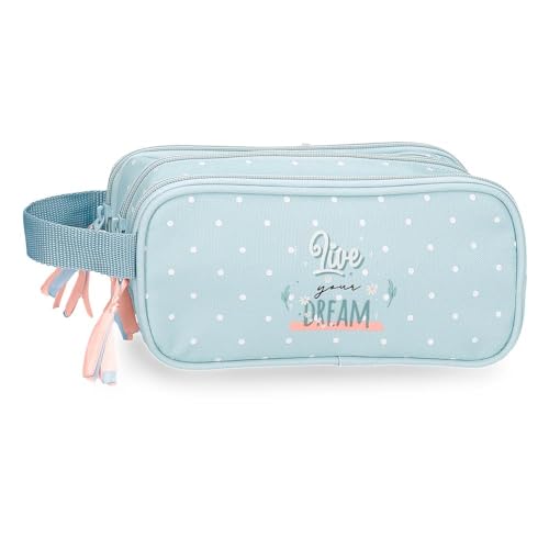Movom Live Your Dreams Triple Case Zielony 22x10x9 cms Poliester by Joumma Bags, Zielony, Potrójne etui