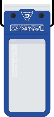 Cressi Jimmy etui na telefon lazurowe - miękkie wodoodporne etui na telefon komórkowy, lazurowe, 18 cm, dorosły unisex