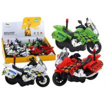Motocykl policyjny światło i dźwięk Leantoys