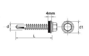 Un Śruba Hakowa R2 12*350Mm SHA 12*350R2 1000000001433