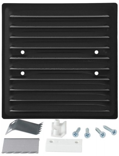 Un Kratka Metalowa 150*150Mm Uchwyt Rozprężny Czarna KRA 303-4 CZ 1110003666550
