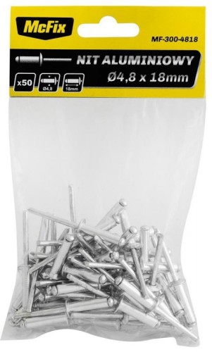 Mc Fix Nity Aluminiowe Op-50Szt 4.8*14Mm MF-300-4814 5908235753362