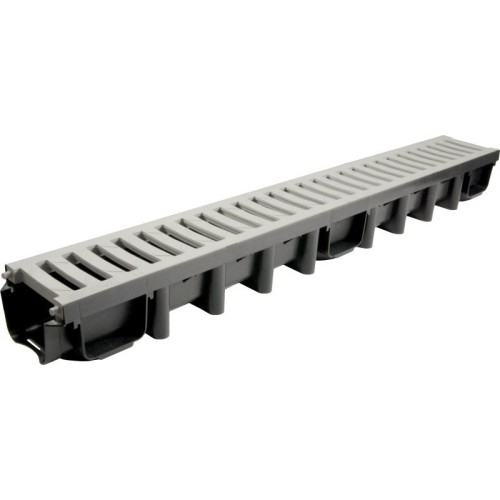 Un System 1000*98 Kanał Z Kratą Pvc A15 Popiel MX 01748 5903792653858