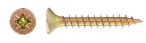 Mc Fix Wkręt Do Drewna Ocynk Żółty 3.0*25Mm MF-510-3025 5908235761916
