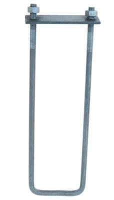Un Kotwa U M12L-350Mm Z Blachą+2 Nakrętki LBKUB 12*350 5900670007581