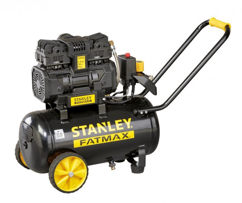 Stanley Kompresor Bezolejowy Fatmax Wyciszony 24L 8 Bar 1.5Km N/D STF580 8016738796681