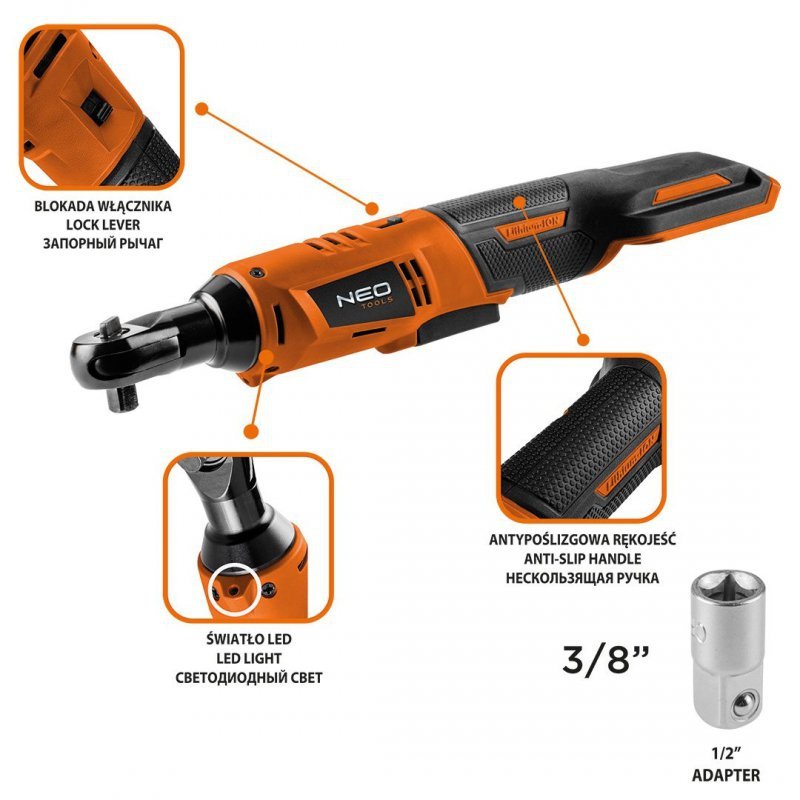 Graphite Zestaw E+: Wiertarko-Wkrętarka Z Zakrętarką, Bez Akumulatora T 58GS002 5902062102706