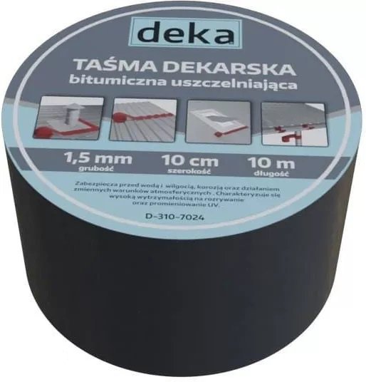 Deka Taśma Uszczelniająca Dekarska Alubutyl 15Cm*10Mb Ceglasty D-415-8004 5908235764283
