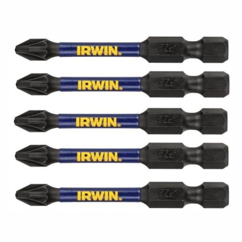 Irwin Grot, Bit, Końcówka Impact Pro Pz2 57Mm 5 Szt. I-IW6061404 5054905252410