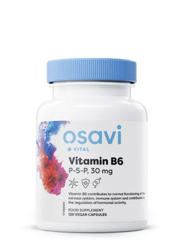 Osavi Witamina B6 (P-5-P), 30 mg, 60 kapsułek roślinnych
