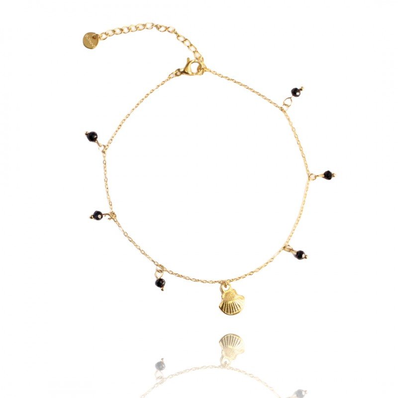 Bransoletka Na Rękę Stal Chirurgiczna Pozłacana 14K Złotem Bst1448