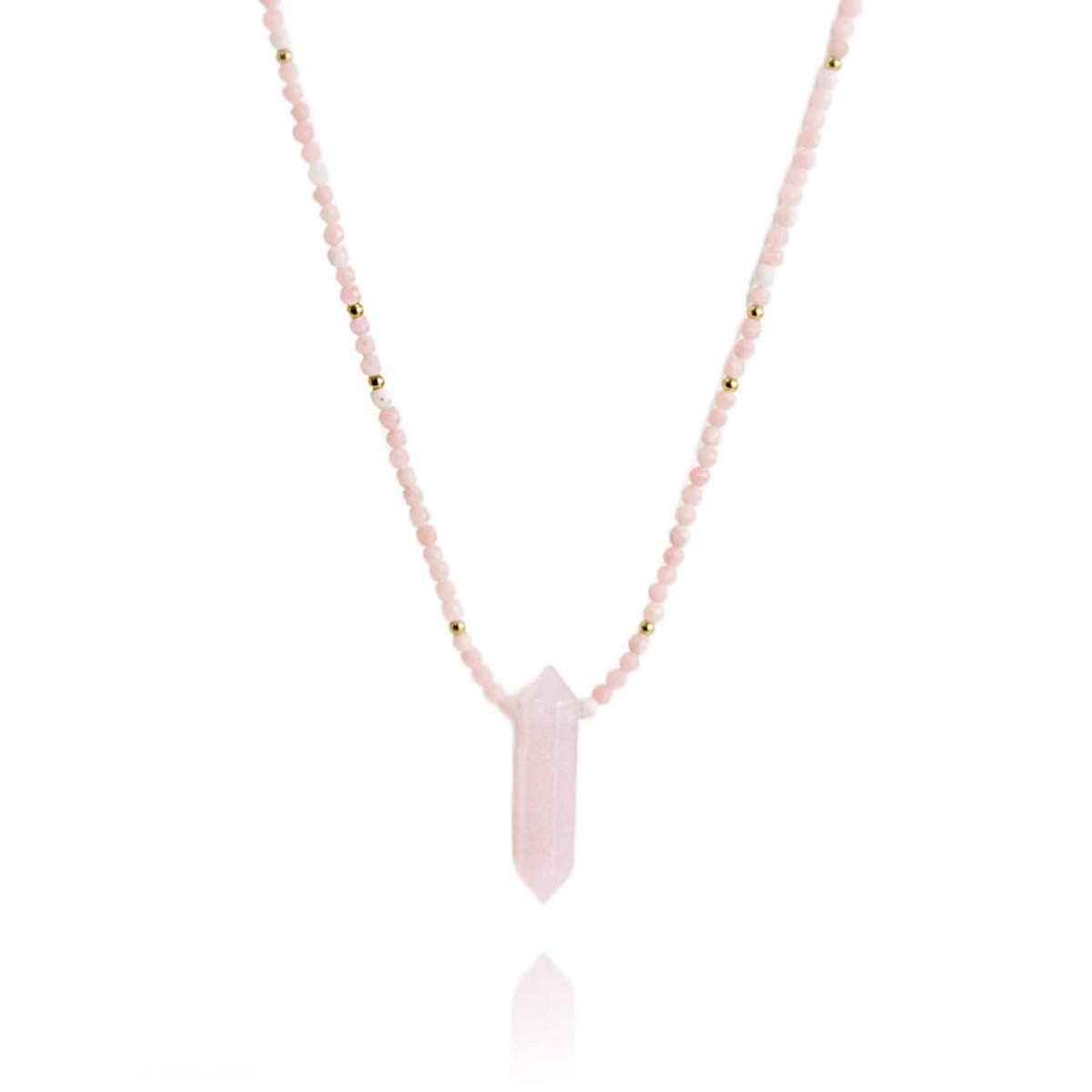 Naszyjnik stal szlachetna pozłacana 14k złotem NST1602