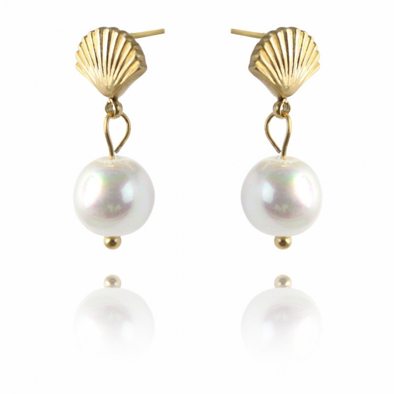 Kolczyki Ze Stali Szlachetnej Pozłacanej Kst2999