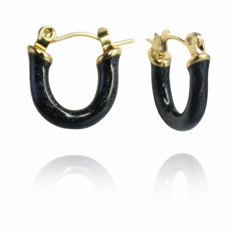 Kolczyki Ze Stali Chirurgicznej Pozłacane Kst3012Cz