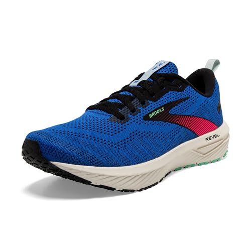 BROOKS Revel 6 Męskie trampki 44 EU, Victoria Blue Black Spring Bud, 44 EU