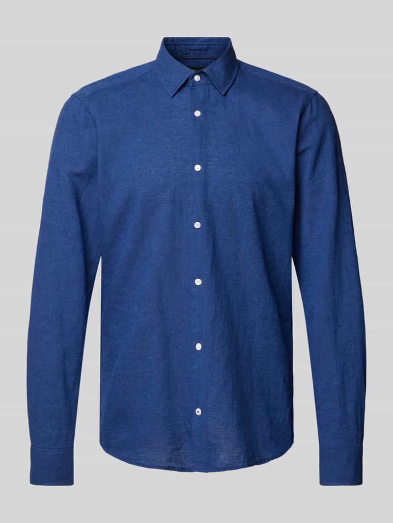 Koszula biznesowa o kroju slim fit w jednolitym kolorze