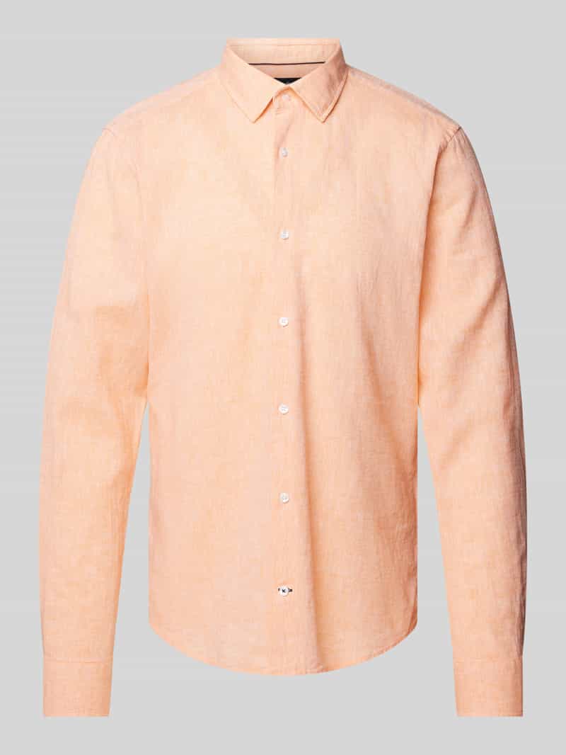 Koszula biznesowa o kroju slim fit w jednolitym kolorze