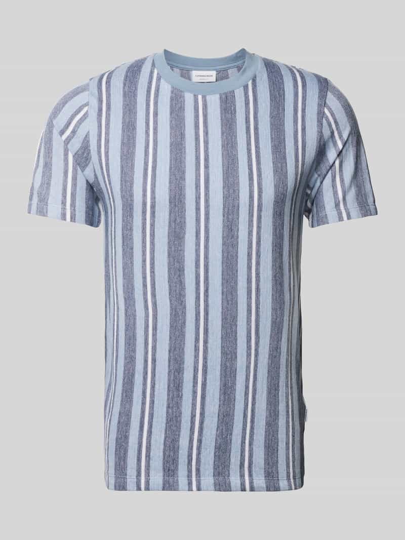 T-shirt o kroju relaxed fit ze wzorem w paski model ‘Towel striped’