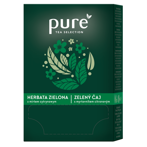 Pure Tea Zielona z Mirtem Cytrynowym 25x2g herbata ekspresowa