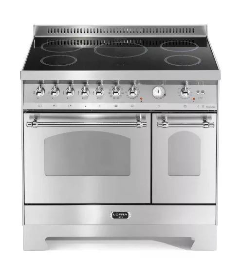 Kuchnia z płytą indukcyjną LOFRA DOLCEVITA 90 ACCIAIO SATINATO RSD96MFTE/5i/Chrome