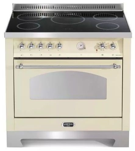 Kuchnia z płytą indukcyjną LOFRA DOLCEVITA 90 AVORIO RBIG96MFT/5i/Chrome