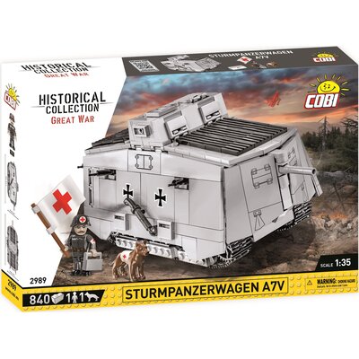 Klocki HC Great War Sturmpanzerwagen A7V 840 elementów