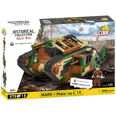 COBI 2993 czołg MARK I (MALE) NO. C. HC GREAT WAR19 878KL