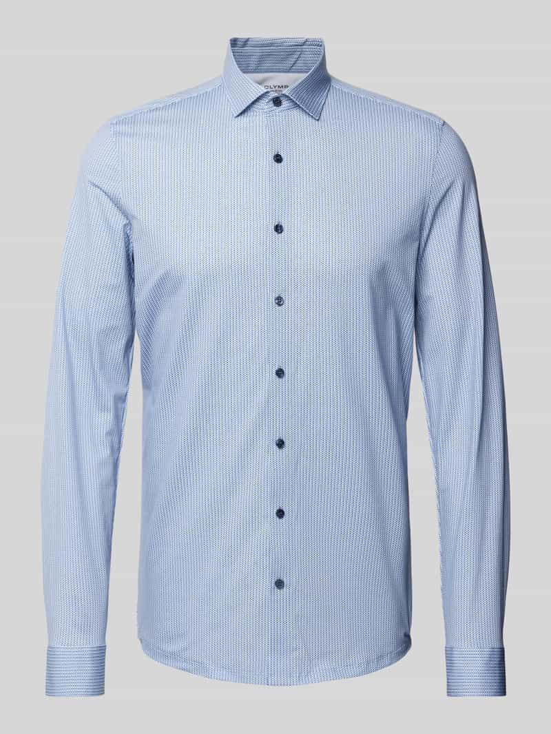 Koszula biznesowa o kroju Super Slim Fit z kołnierzykiem typu kent