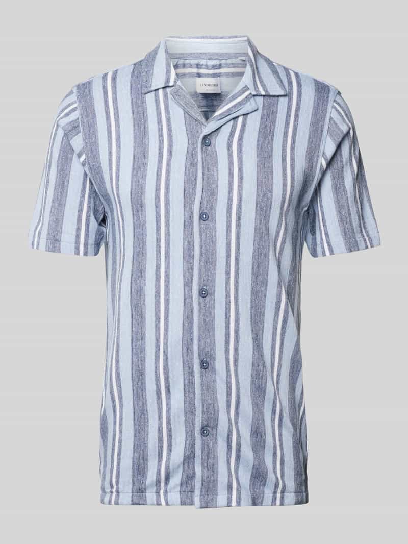 Koszula casualowa o kroju relaxed fit ze wzorem w paski