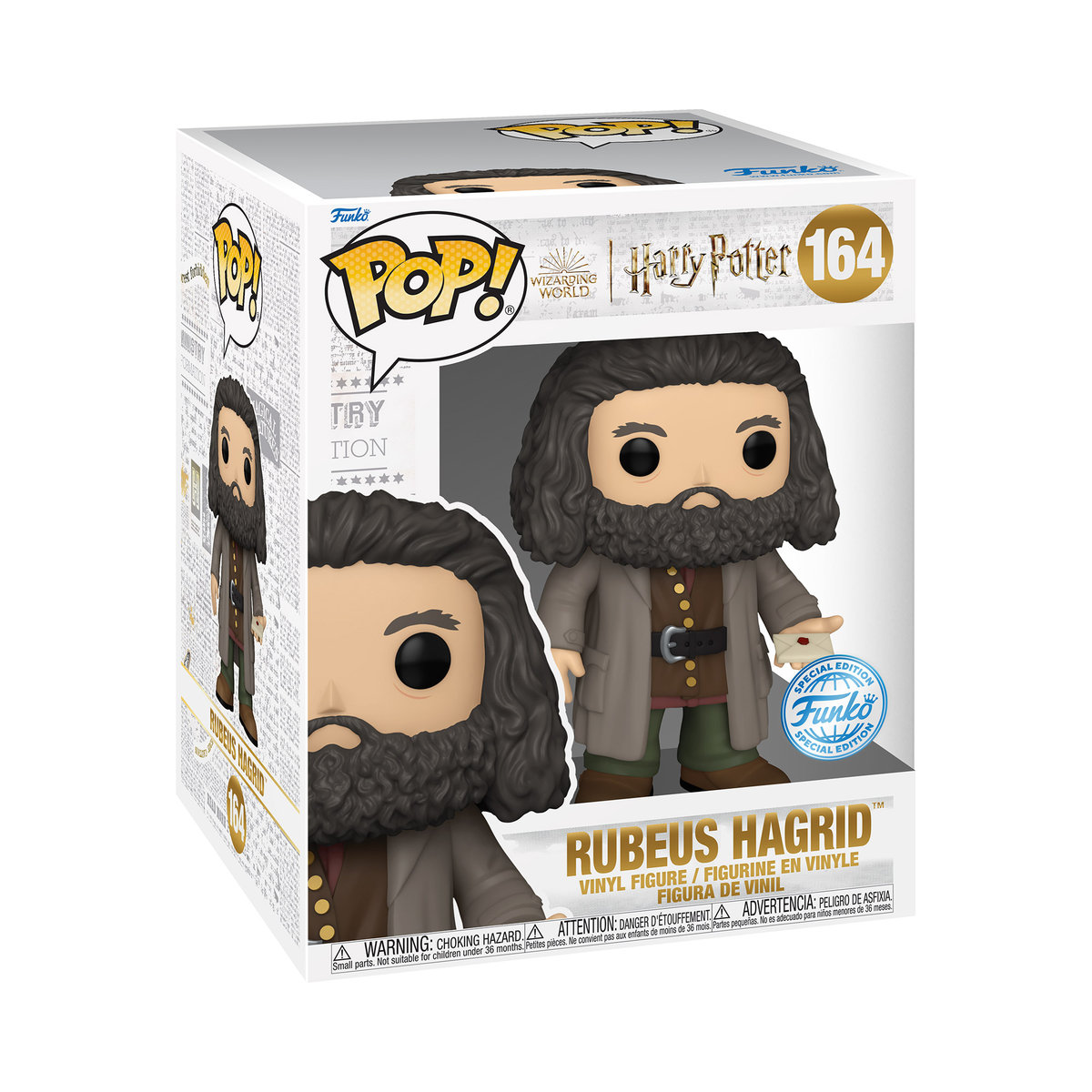Funko POP!, figurka kolekcjonerska, Super: Harry Potter- Hagrid w/Letter