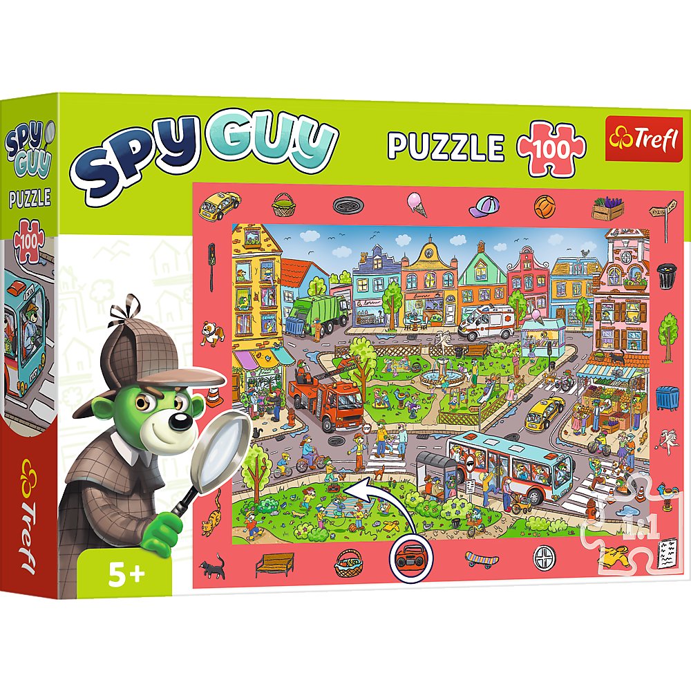 Trefl, Puzzle Obserwacyjne, Spy Guy, Miasto, 24 El.