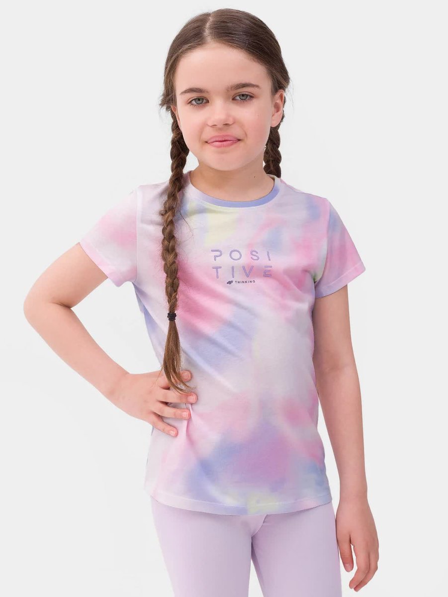 Koszulka Dziewczęca 4F T-Shirt Bawełna 122