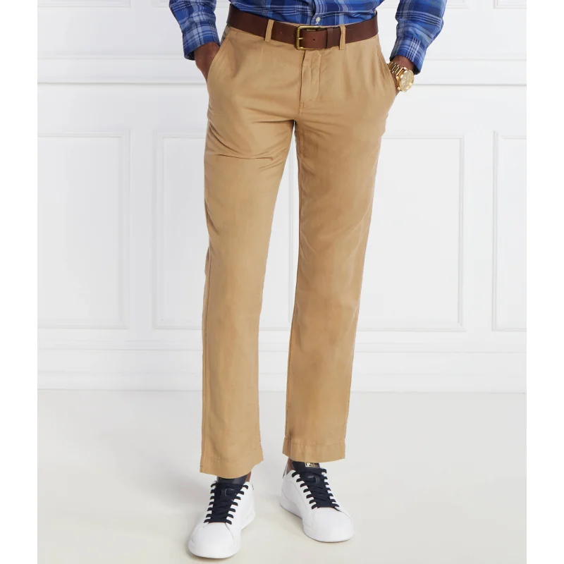 POLO RALPH LAUREN Lniane spodnie STFBEDFORDP | Straight fit