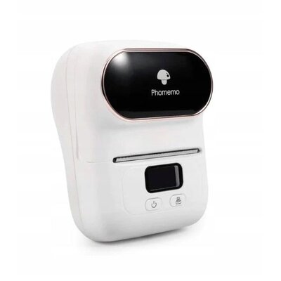 Drukarka etykiet Phomemo Phomemo M110 Drukarka Termiczna Bluetooth 20-50mm Do Etykiet Samoprzylepnych Naklejek Zdjęć Notatek Grafik / Biały