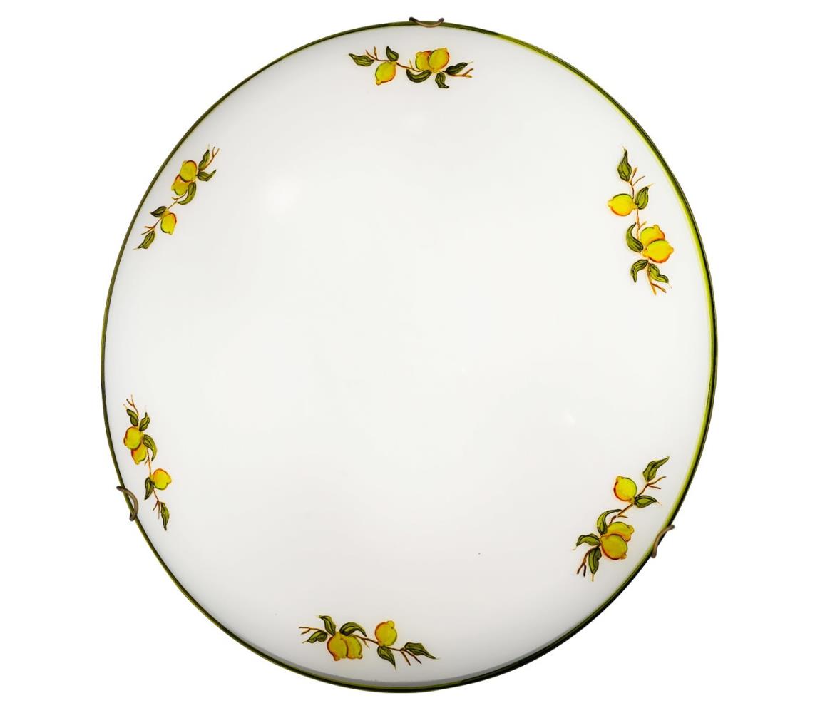 Kolarz 731.11.4.116 - Lampa sufitowa NONNA 1xE27/60W/230V śr. 30 cm cytryny