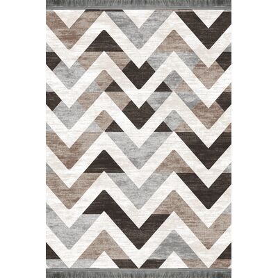 Dywan drukowany TOBO petra 50 x 80 cm brązowy