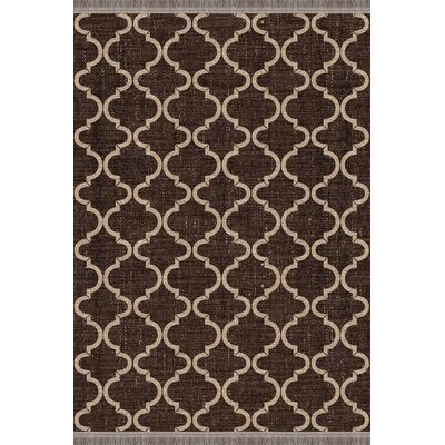 Dywan drukowany SALU petra 50 x 80 cm brązowy