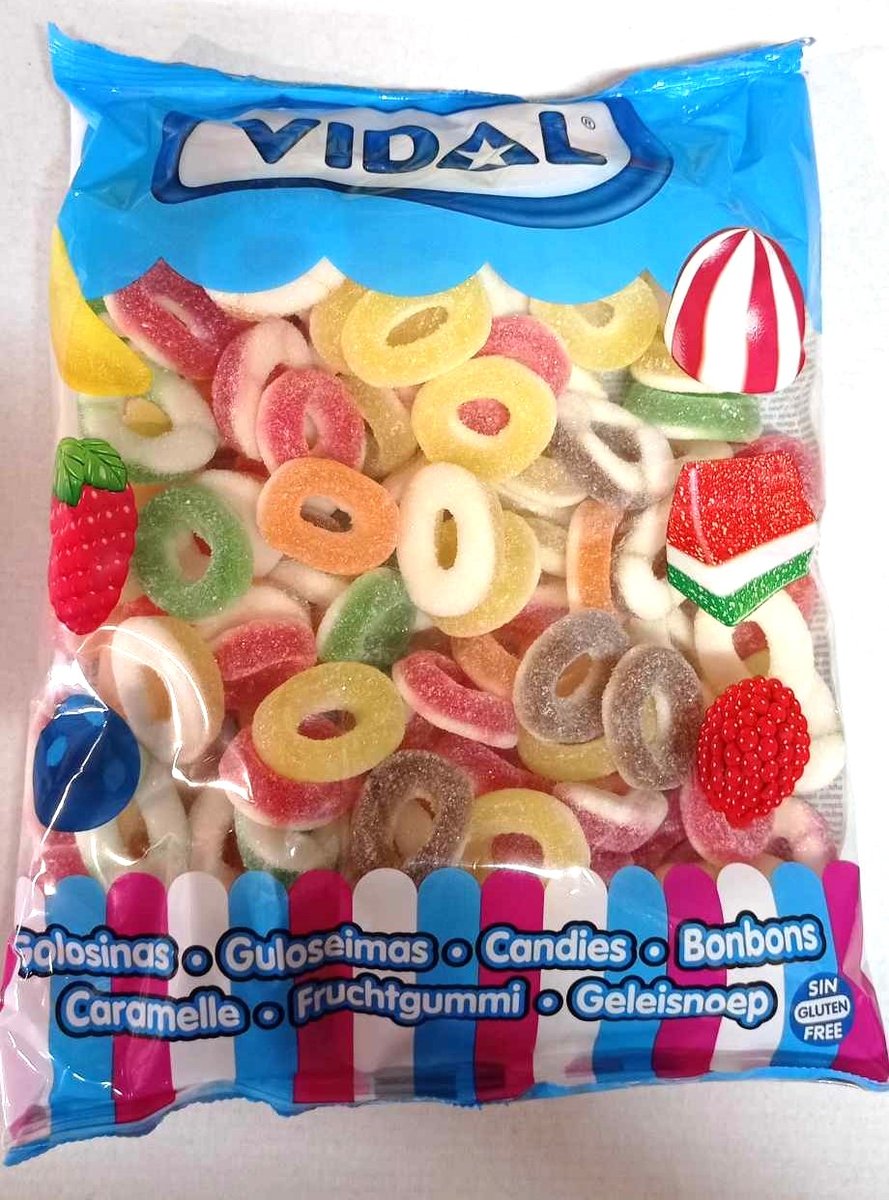 Vidal żelki ring oponki krążki kółka owocowe 1 kg