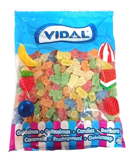 Vidal żelki misie kwaśne owocowe 1 kg