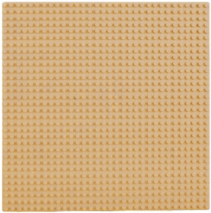Duża PŁYTKA KONSTRUKCYJNA do klocków LEGO Standard 32x32 kreatywna podstawka beżowy