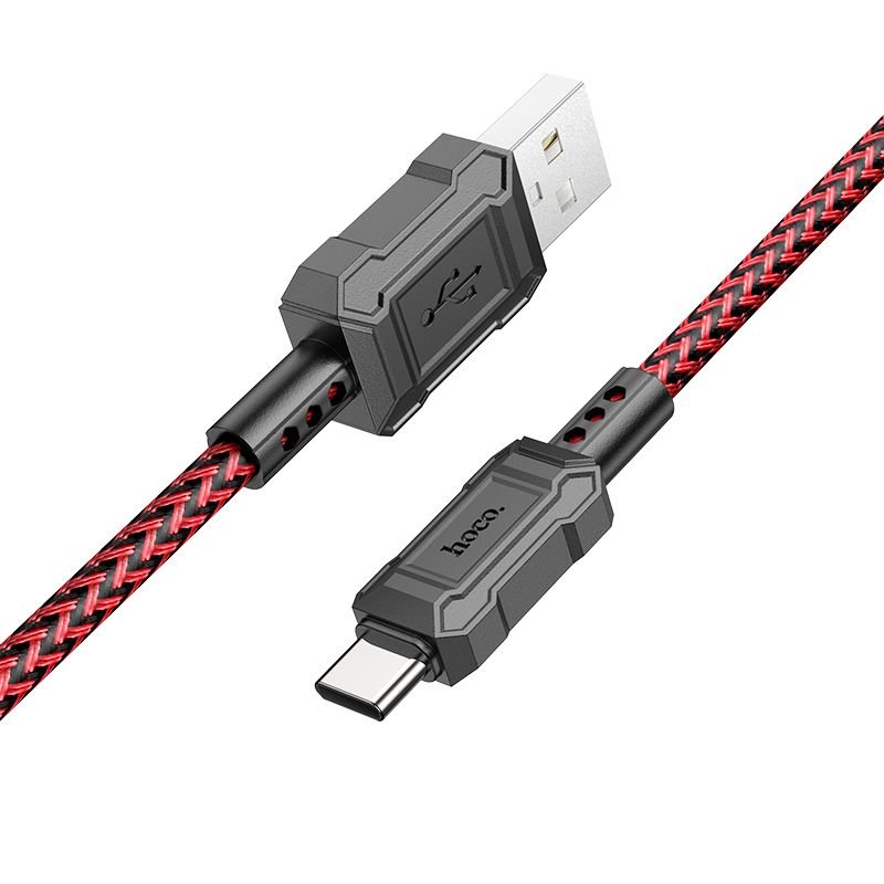 HOCO kabel USB do Typ C 3A Leader X94 czerwony